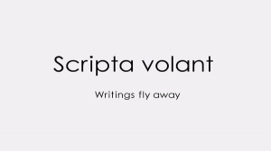 Writings Fly Away